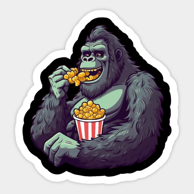 The Trivia Gorilla Sticker by The Corpse Collective